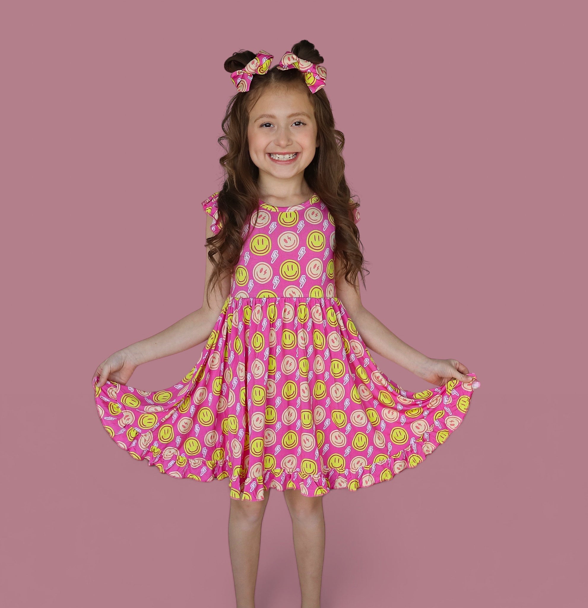 Radiant Smiles Dream Ruffle Dress