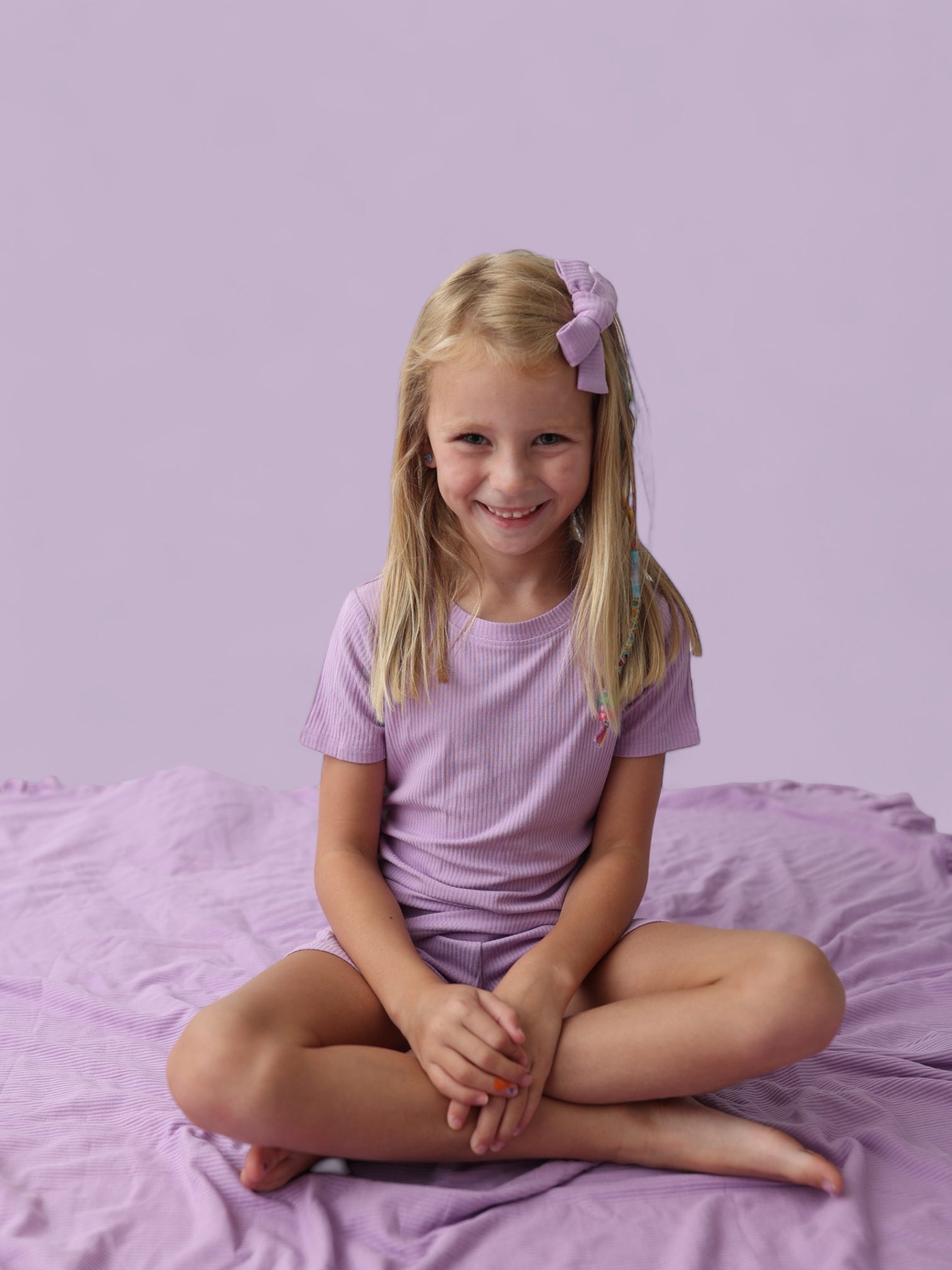 Amethyst Rib Dream Short Set