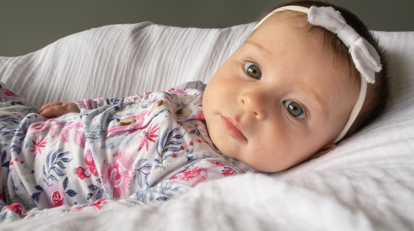 Top And Bottom Outfit Hat And Headband Set (newborn - 24 Months) Bloom