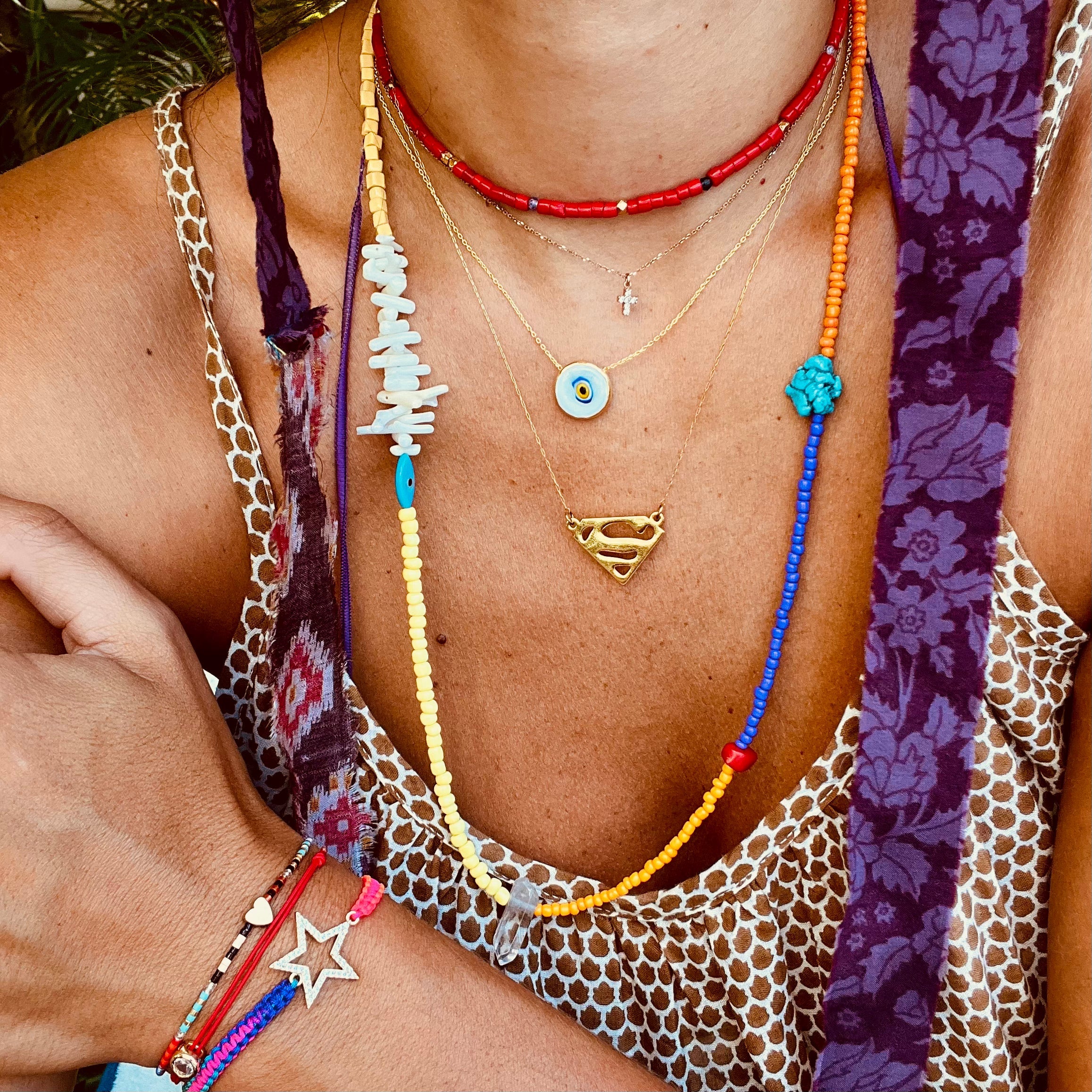 Lori Gold Heart Hematite Bracelet