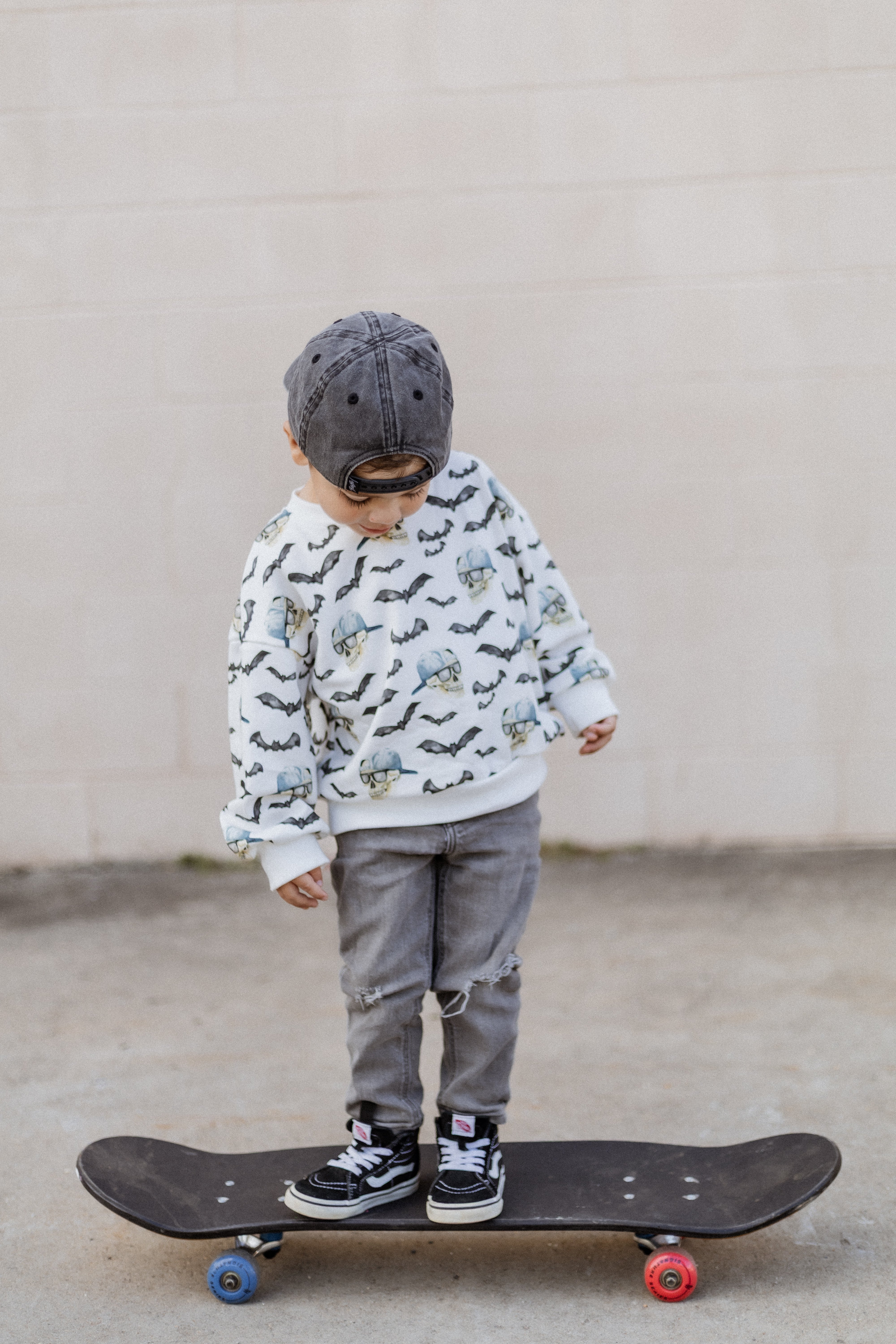 Spooky Bro Bamboo Bubble Romper Or Crewneck Sweatshirt