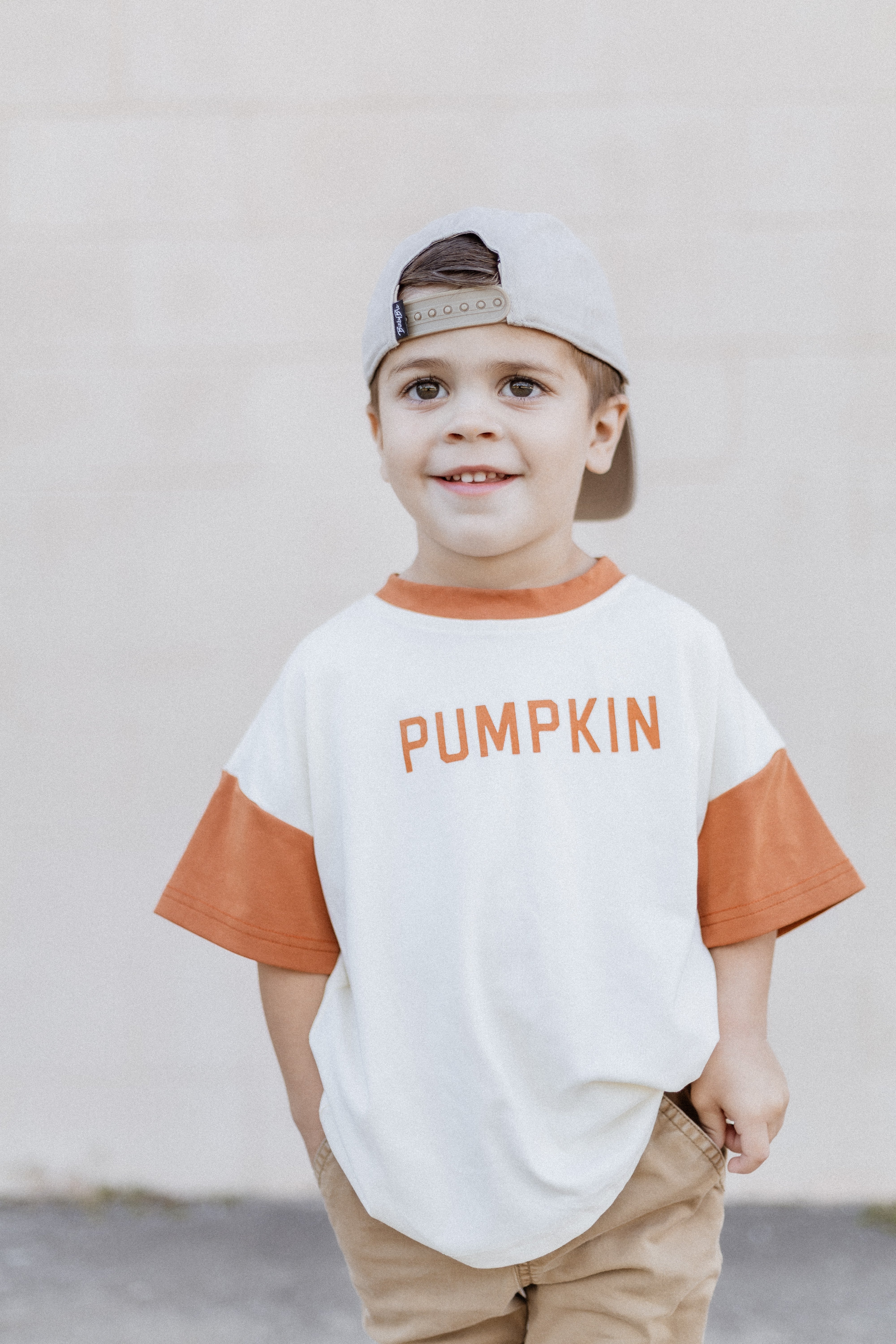 Colorblock Pumpkin Oversized Tee Or T-shirt Romper