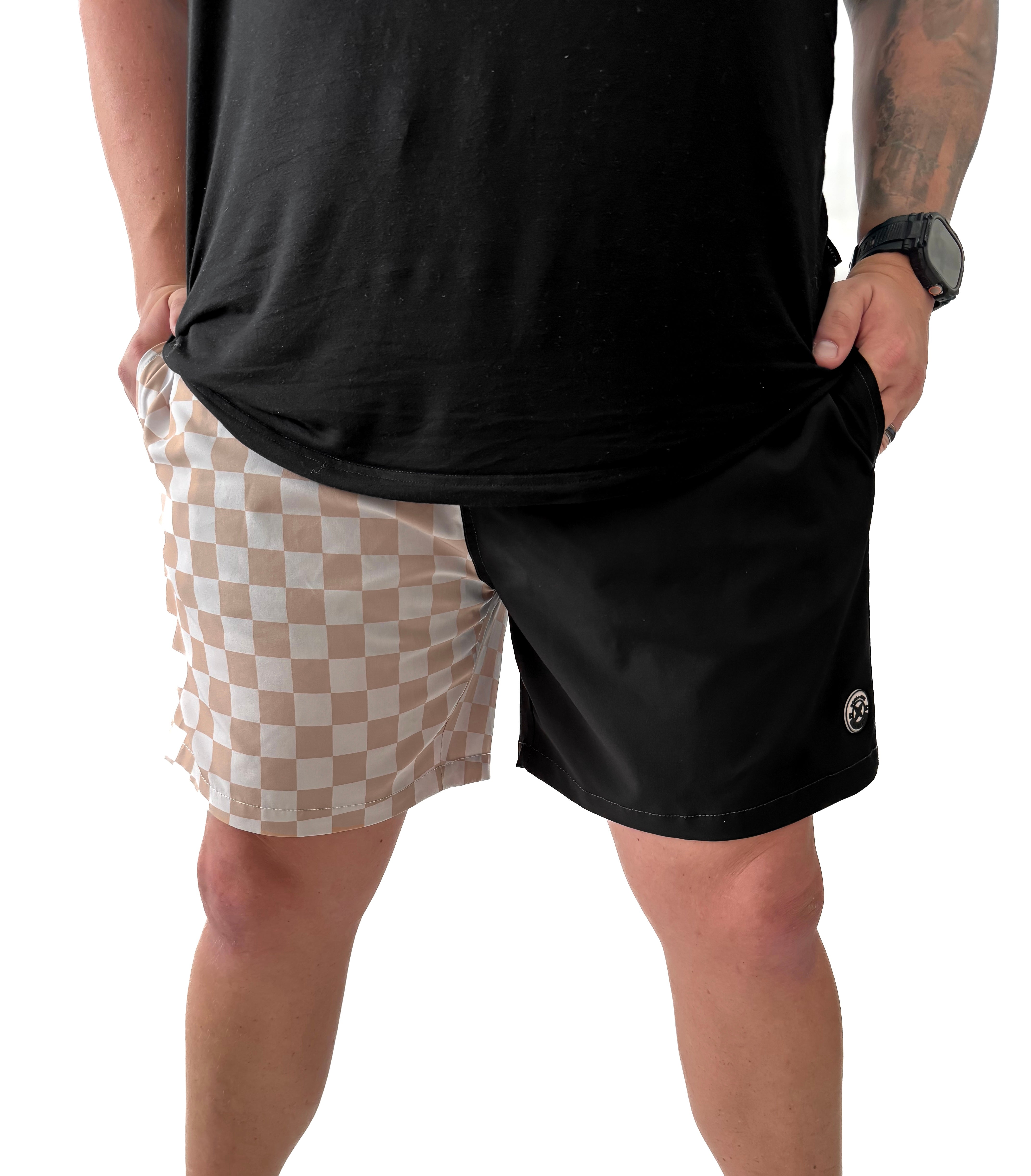 Adult - Hybrid Swim Shorts - Sand Dunes
