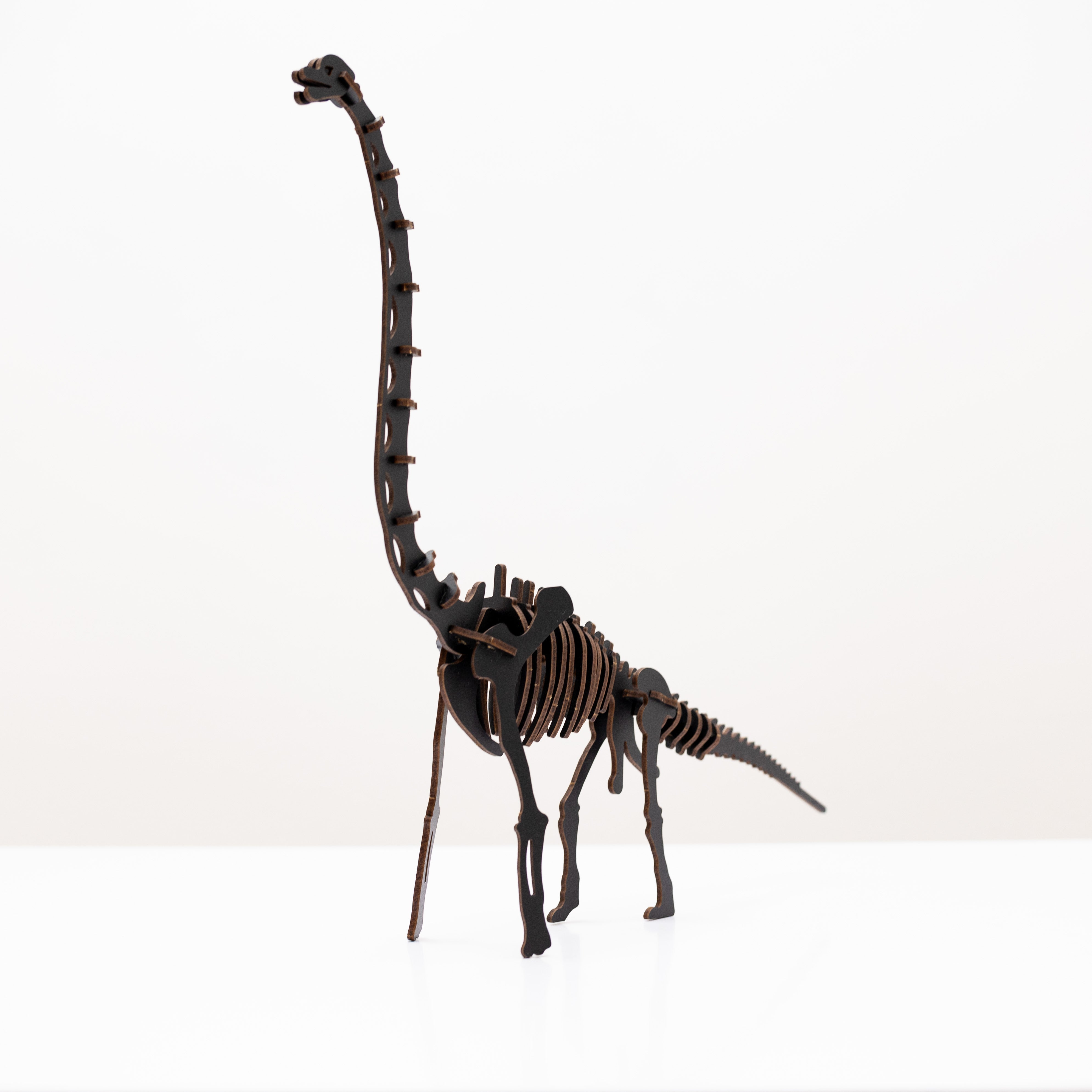 Black 3d Brachiosaurus Diy Kit