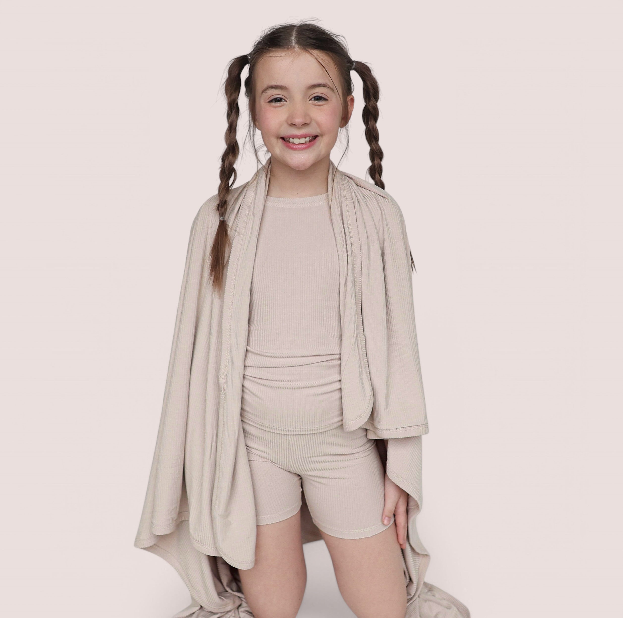 Totally Tan Rib Dream Short Set