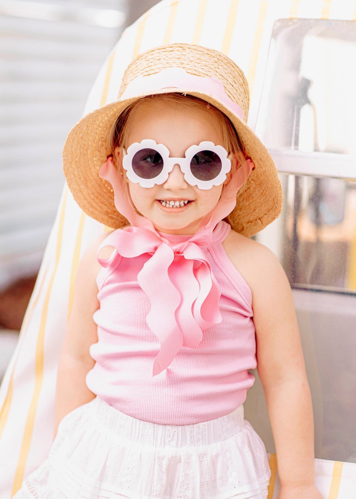 Paradise Pink Ribbed Tank