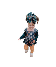 Leopard Trees Ruffle Romper
