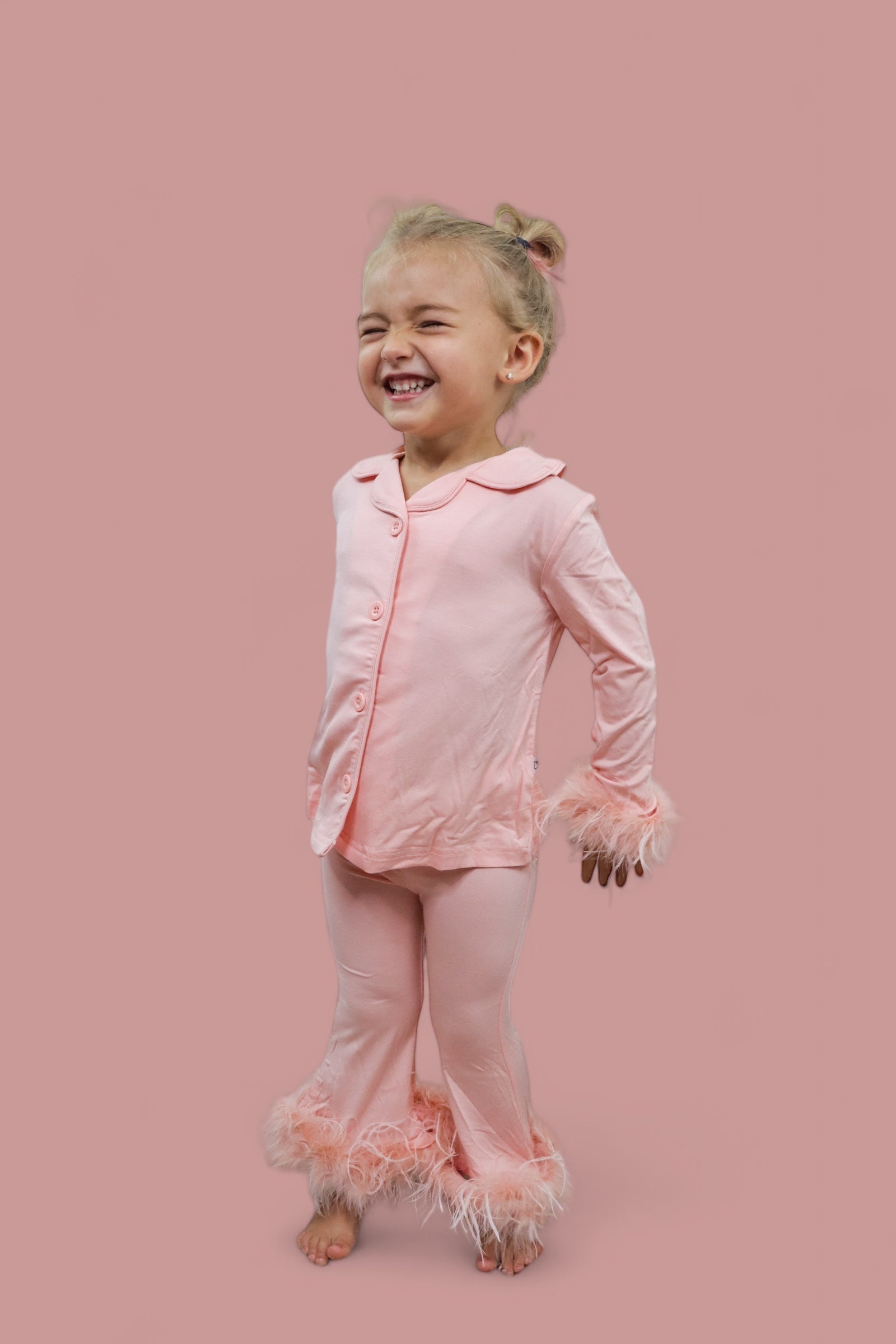 Coral Girl’s Flare Feathered Dream Set