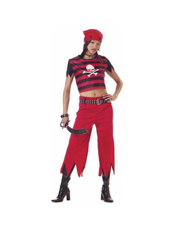 Women's Punk Pirate Halloween Costume (junior Sizes)
