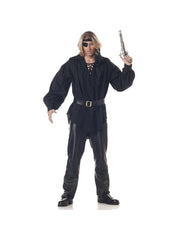 Adult Men's Black Pirate Shirt