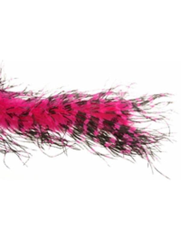 Fuchsia/black Ostrich Feather Boa