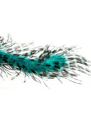 Jade/black Ostrich Feather Boa