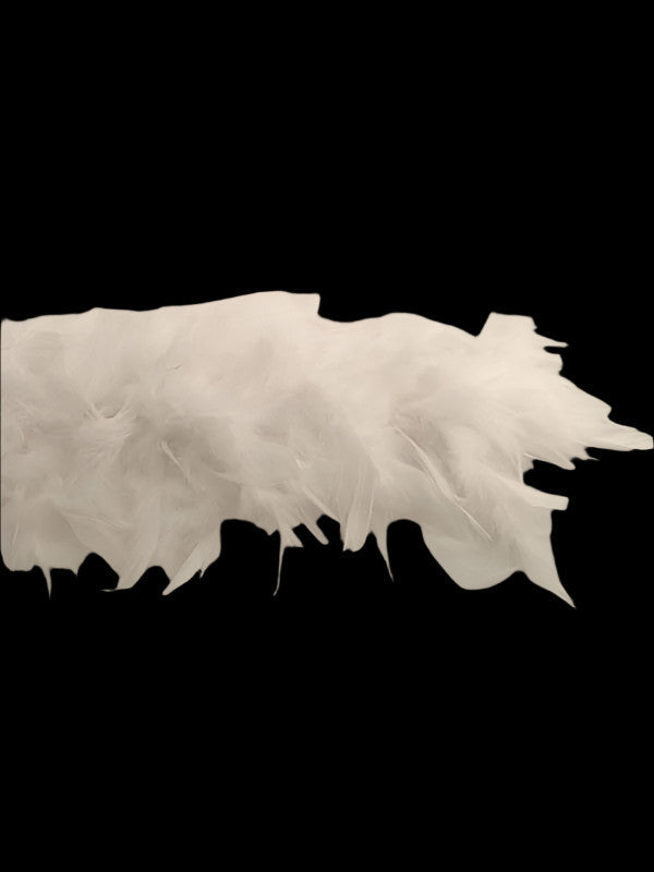 White Turkey Feather Boa