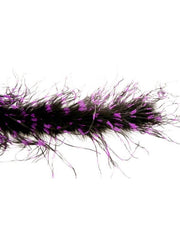 Black/purple Ostrich Feather Boa