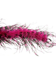Plum/black Ostrich Feather Boa