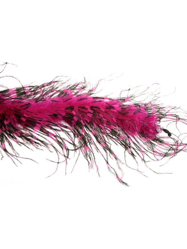 Plum/black Ostrich Feather Boa