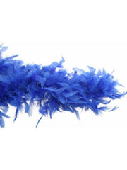Blue Turkey Feather Boa