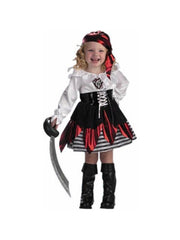 Child Small Petite Pirate Girl Costume