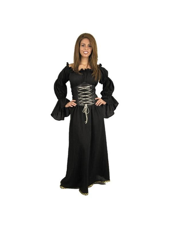 Women's Dark Sorceress Medieval Halloween Costume