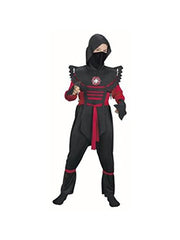 Child's Red Fury Ninja Costume