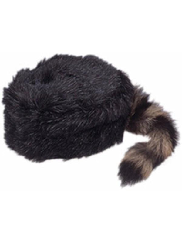 Coonskin Cap With Real Tail