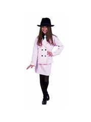Child's Pink Gangster Moll Costume