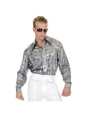 Adult Silver Disco Shirt