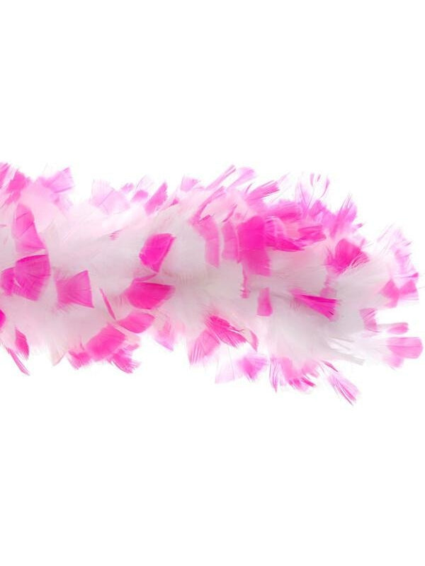 White/pink Feather Boa