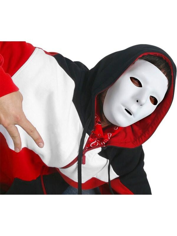 Blank Drama Male Mask, Set Of Five