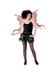 Adult Red & Yellow Costume Wings