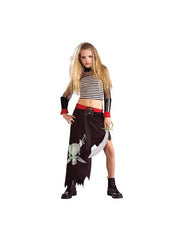 Women's Skull Pirate Halloween Costume (junior Sizes)
