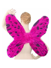Purple & Black Feather Butterfly Costume Wings