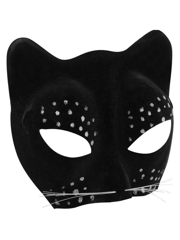 Black Cat Face Mask