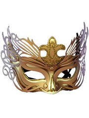 Adult Gold And Silver Detail Venetian Mask