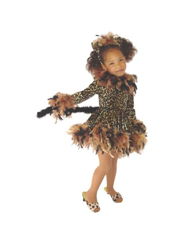 Child Leopard Cat Dress Costume