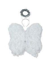 Feather Angel Wings With Halo