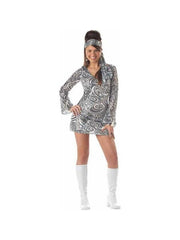 Women's Disco Diva Halloween Costume (junior Sizes)