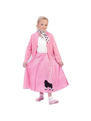 Childs Grease Poodle Skirt And Sweater Costume