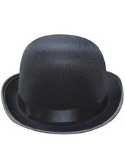 Adult Black Silk Derby Hat