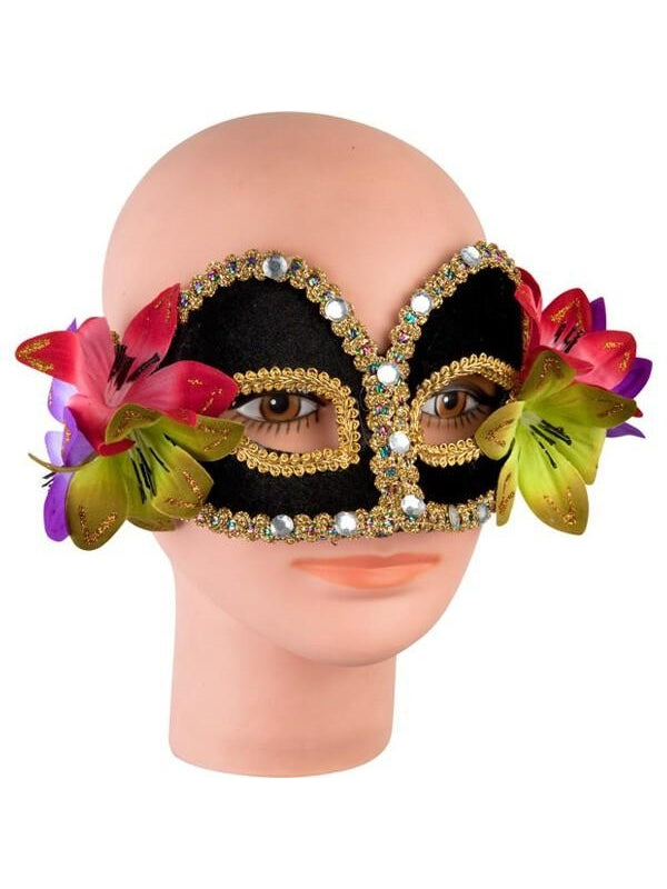 Venetian Mask With Flowers
