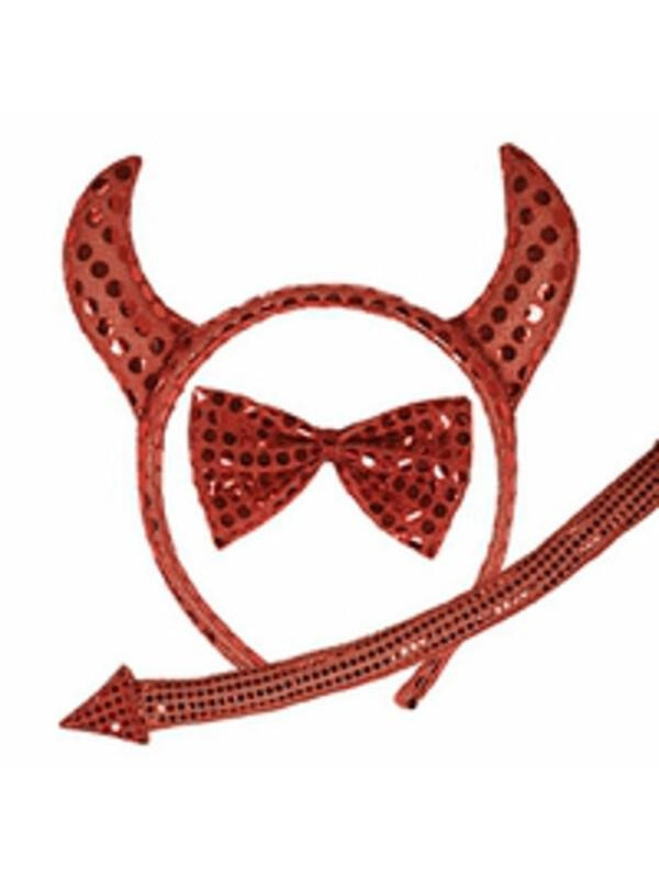 Deluxe Sequin Devil Costume Kit