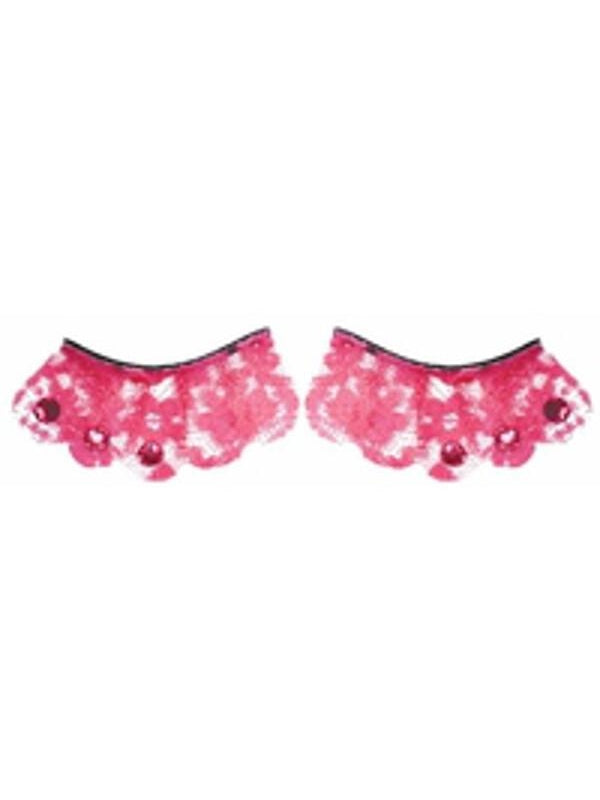 Pink Lace Fake Eyelashes