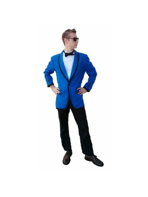 Adult Blue Tuxedo "gangnam" Costume