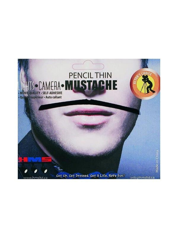 Black Pencil Mustache