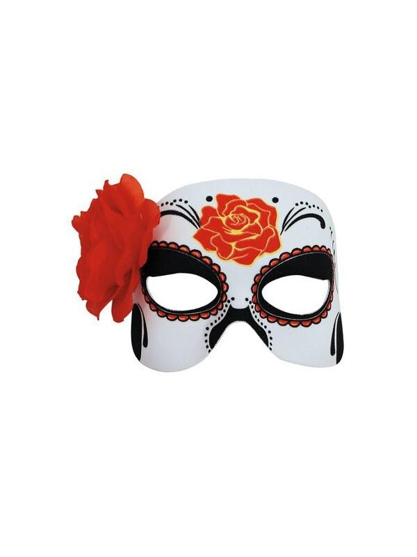 Day Of Dead 1/2 Face Mask