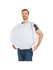 Funny, 3d Baseball Adult Costume, Halloween