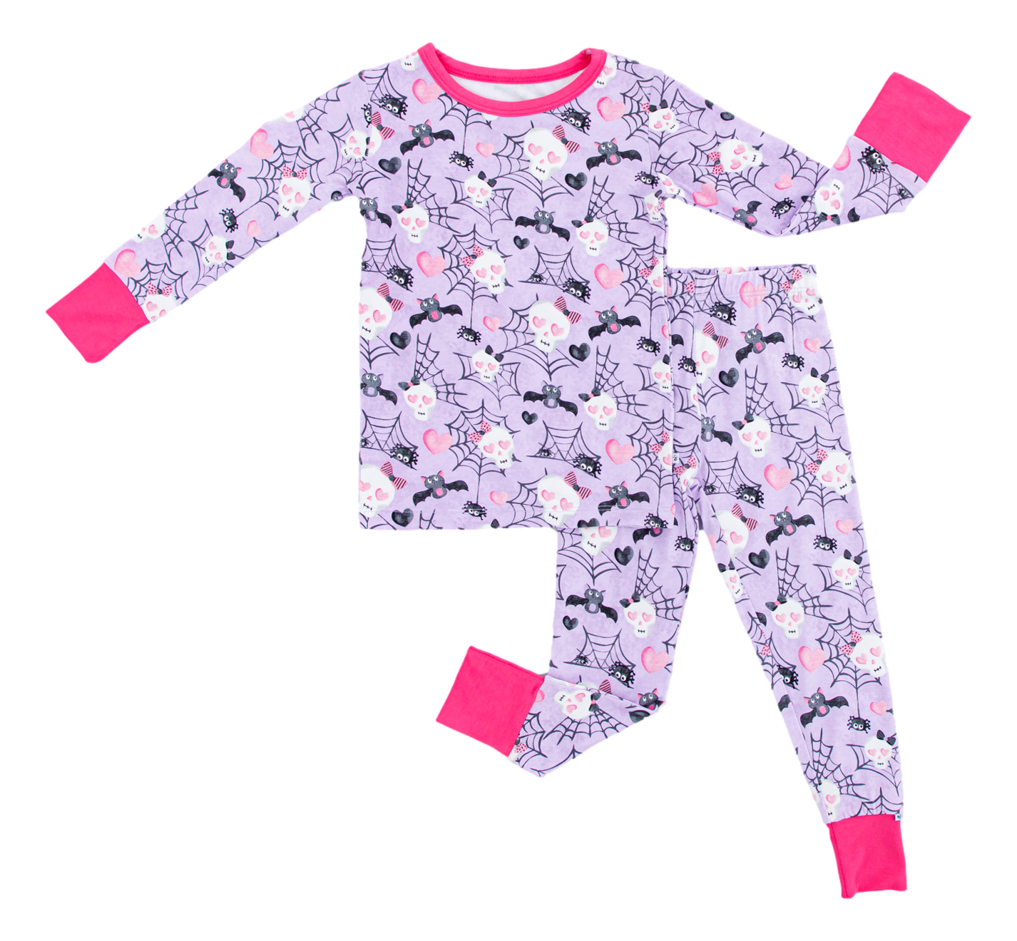 Carrie 2-piece Glow-in-the-dark Pajamas: Long