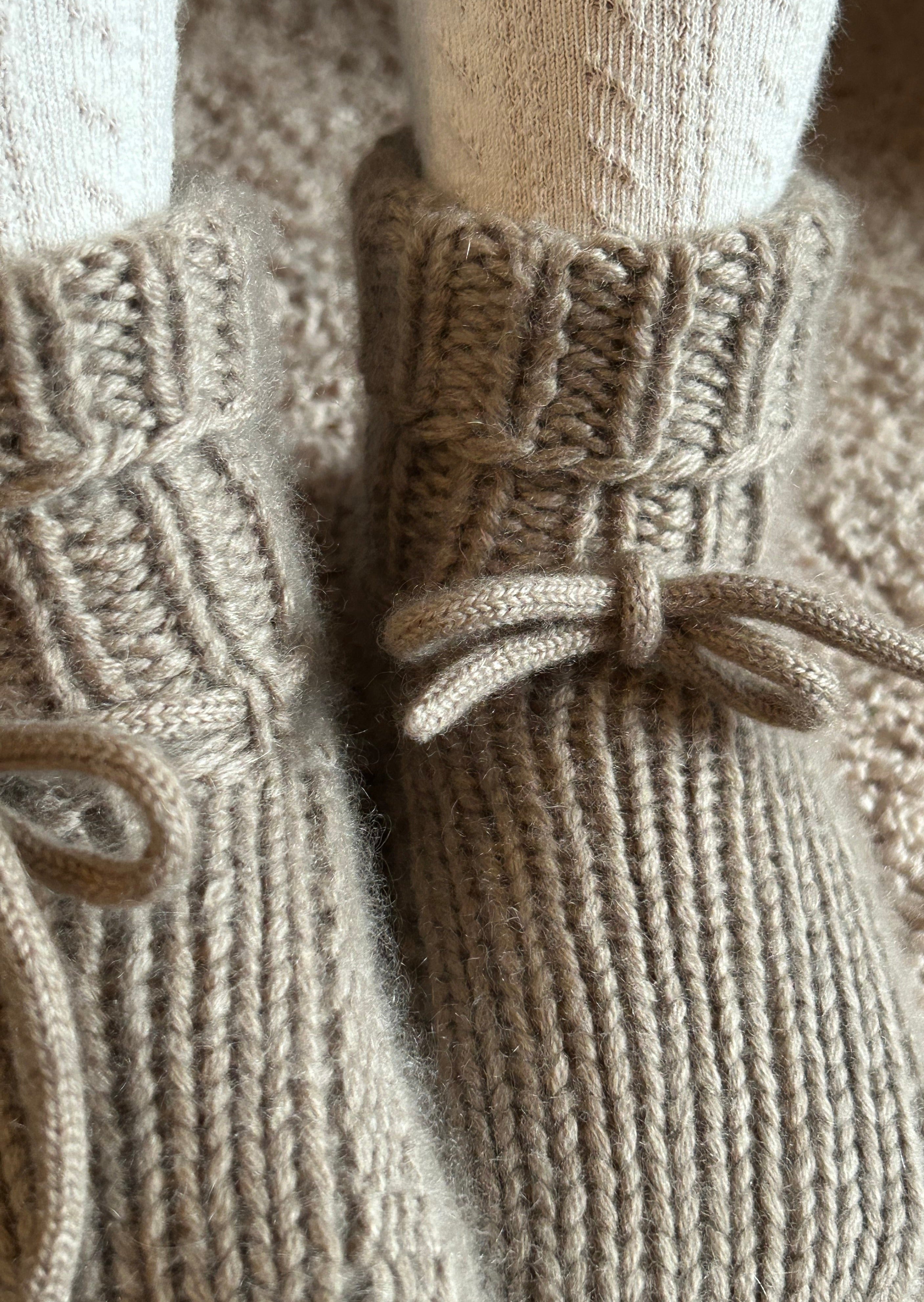 Cashmere Booties | Hazelnut