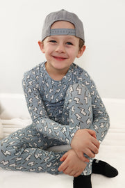 Blue Bolts | Two Piece Set