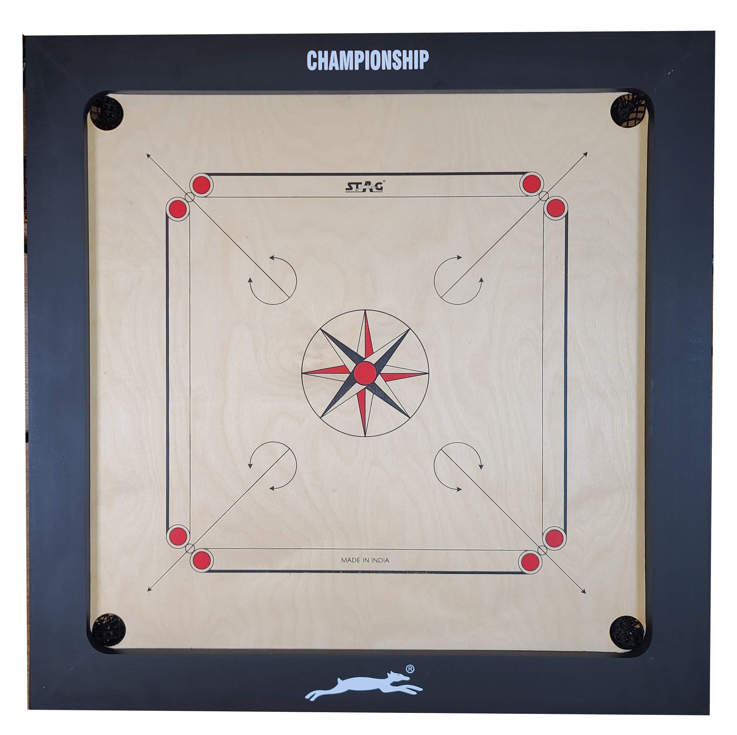 STAG Championship Carrom Board